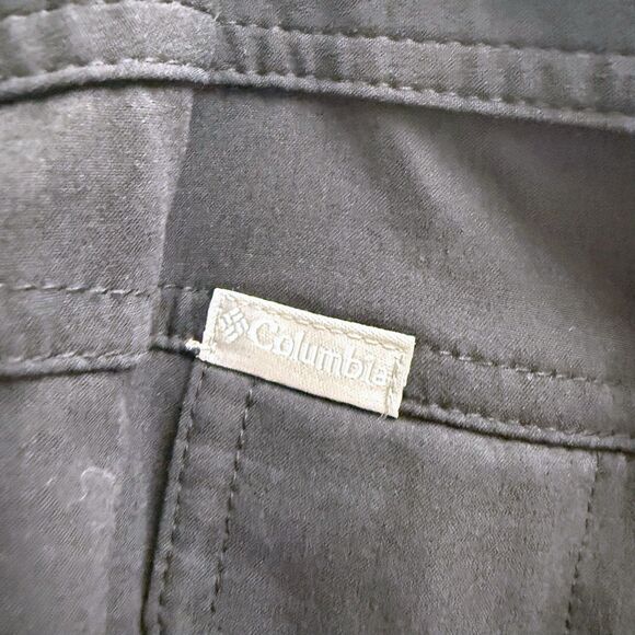 Columbia Just Right Straight Leg Pant Black Sz 12/44 Omni Shield Hiking Gorpcore - Picture 7 of 9